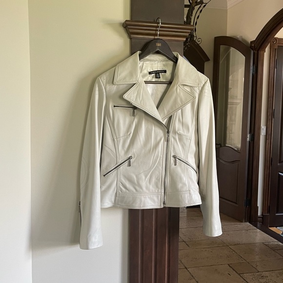 Sandra Angelozzi Leather Coat…Size 40 - Picture 4 of 9